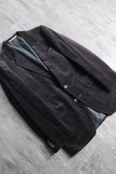 black velour tailored jaket