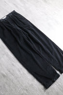 2000s OLD NAVY black corduroy relax tapered pants