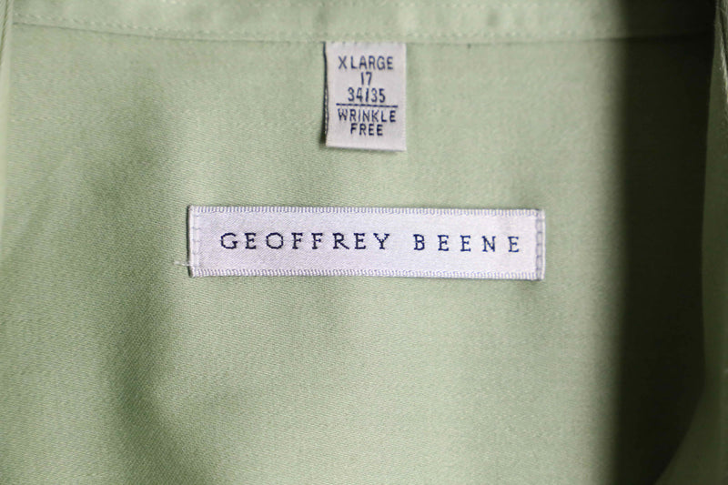 "GEOFFREY BEENE" pistacchio color dress shirt