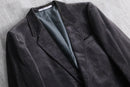 black velour tailored jaket