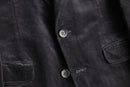 black velour tailored jaket