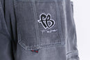 ”FUBU” gray color over size cargo pants