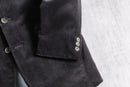 black velour tailored jaket