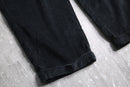 2000s OLD NAVY black corduroy relax tapered pants