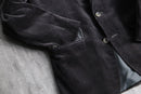 black velour tailored jaket
