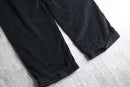 2000s OLD NAVY black corduroy relax tapered pants
