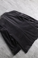 black velour tailored jaket