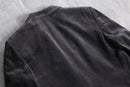 black velour tailored jaket