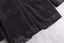 black velour tailored jaket