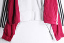 "Re:make" pink×white track jacket