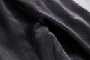 black velour tailored jaket