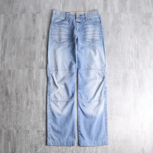 90's "MARITHÉ + FRANÇOIS GIRBAUD" ergonomics straight denim pants