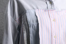 "Re:make" random check shirt hoodie