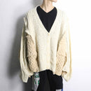 "Re:make" docking knit cardigan