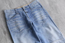 90's "MARITHÉ + FRANÇOIS GIRBAUD" ergonomics straight denim pants
