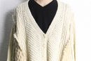 "Re:make" docking knit cardigan