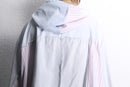 "Re:make" random check shirt hoodie