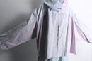 "Re:make" random check shirt hoodie