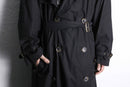 “BOSS” double breast trench coat