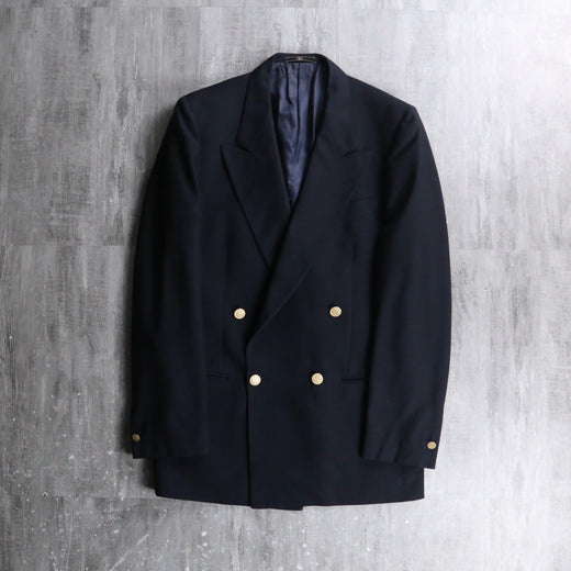 ”VALENTINO” double breast navy blazer.