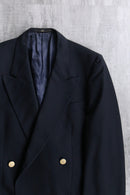 ”VALENTINO” double breast navy blazer.