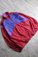 90's "NIKE" silver tag color block nylon jacket