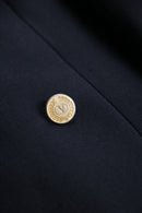 ”VALENTINO” double breast navy blazer.