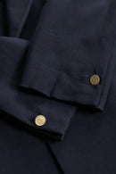 ”VALENTINO” double breast navy blazer.