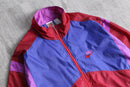 90's "NIKE" silver tag color block nylon jacket