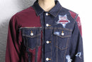 ''Re:make"Docking Damage Denim Jacket