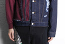 ''Re:make"Docking Damage Denim Jacket