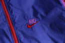 90's "NIKE" silver tag color block nylon jacket