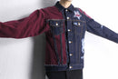''Re:make"Docking Damage Denim Jacket
