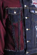 ''Re:make"Docking Damage Denim Jacket