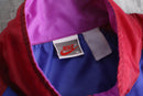 90's "NIKE" silver tag color block nylon jacket