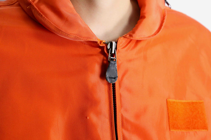 “AVIREX” nylon insulated flight jacket