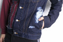 ''Re:make"Docking Damage Denim Jacket