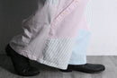 "Re:make" stripe shirt patchwork pajama pants