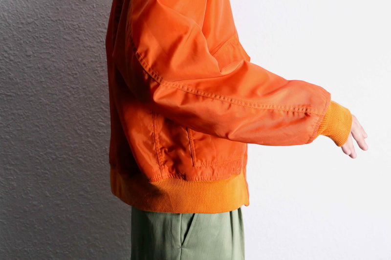 “AVIREX” nylon insulated flight jacket