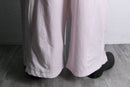 "Re:make" stripe shirt patchwork pajama pants