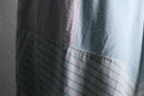 "Re:make" stripe shirt patchwork pajama pants