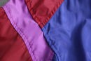 90's "NIKE" silver tag color block nylon jacket