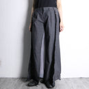 "Re:make" double docking slacks wide pants