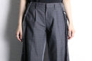 "Re:make" double docking slacks wide pants