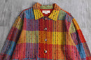 colorful patchwork pattern nep design jacket