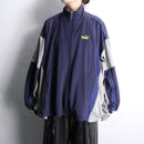 ''Re:make'' navy over size track jacket