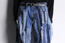 ''Re:make'' patchwork design wide pants