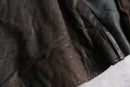 brown leather tyrolean jacket