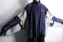 ''Re:make'' navy over size track jacket