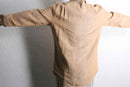 coral color linen L/S shirt